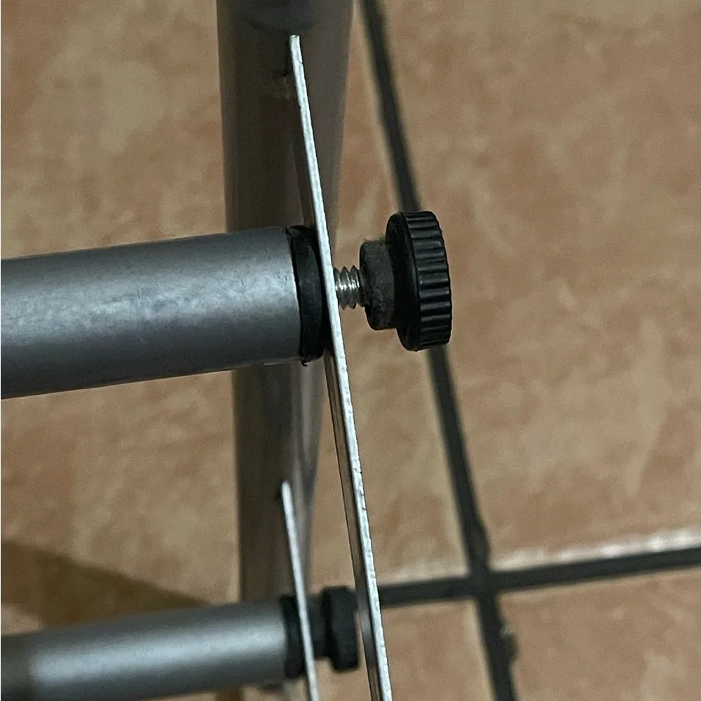 Silver 2-Tier Metal Shoe Rack - Picture 7 of 8